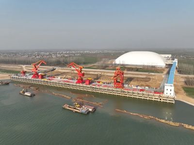 五河縣城南綜合碼頭即將交工驗收，安防設(shè)備全面護航運行安全